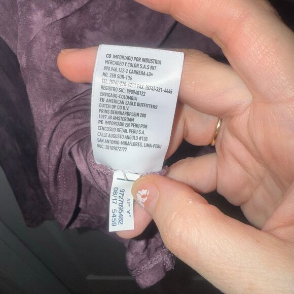 American Eagle Outfitters Soft & Sexy
Tie-Dye Boho Long-sleeve Medium purple - Picture 8 of 10